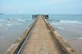 Cement pier in Chumphon